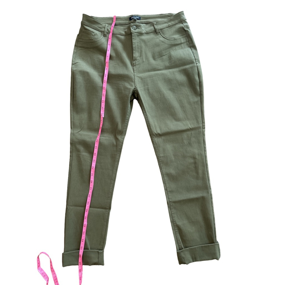 Women's Shinestar Pants Size 2X Green - Picture 3 of 6